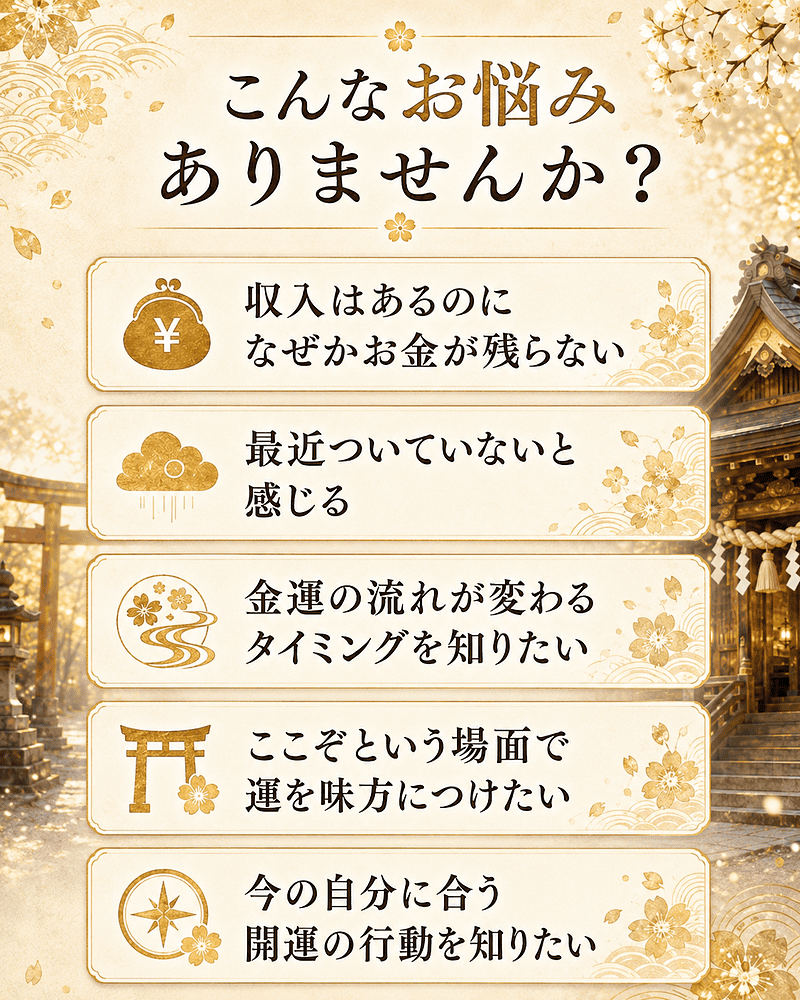 こんなお悩みありませんか？